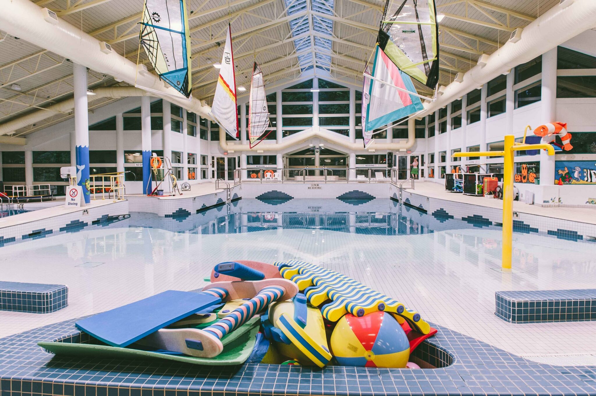 Recreation facility interior